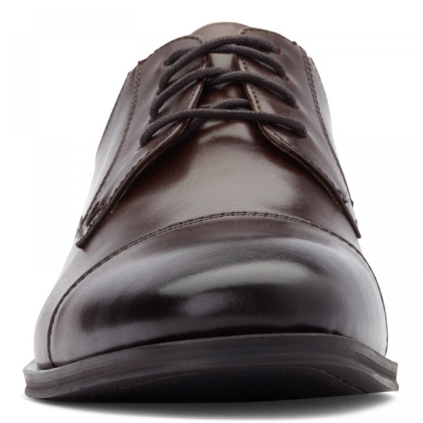 Vionic Dress Shoes Ireland - Shane Lace up Dark Brown - Mens Shoes Clearance | KLYUR-6275